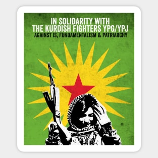 Solidarity with the YPG / YPJ Sticker